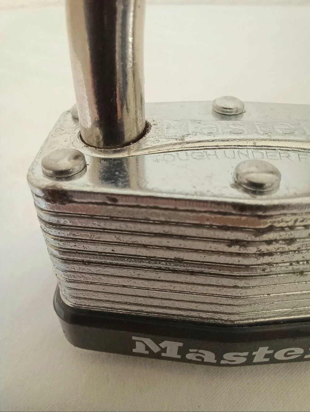 Master Lock Laminated Steel Warded Padlock with Key